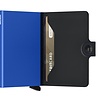 Secrid Secrid - miniwallet matte - black & blue Secrid Secrid - miniwallet matte - black & blue