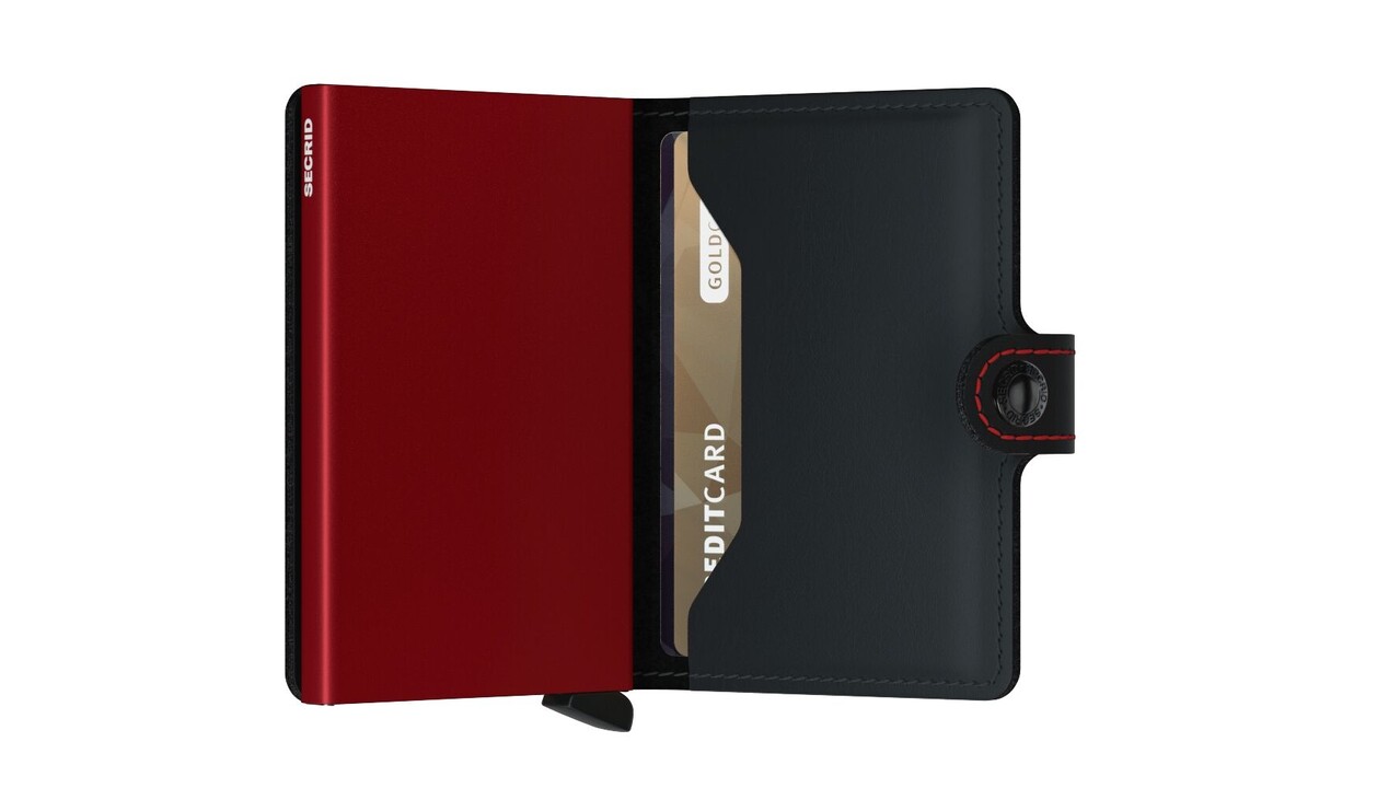 Secrid Secrid - miniwallet matte - black & red Secrid Secrid - miniwallet matte - black & red