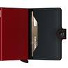 Secrid Secrid - miniwallet matte - black & red Secrid Secrid - miniwallet matte - black & red