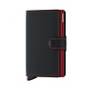 Secrid Secrid - miniwallet matte - black & red Secrid Secrid - miniwallet matte - black & red