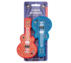 Kikkerland Kikkerland - spons - gitaar (set van 2)