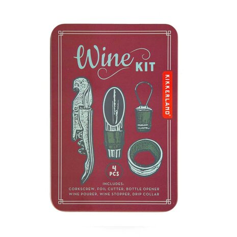 Kikkerland Kikkerland - kit - wine kit Kikkerland Kikkerland - kit - wine kit