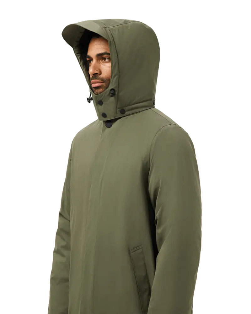 Maium Maium - winterjas mac padded - army green Maium Maium - winterjas mac padded - army green