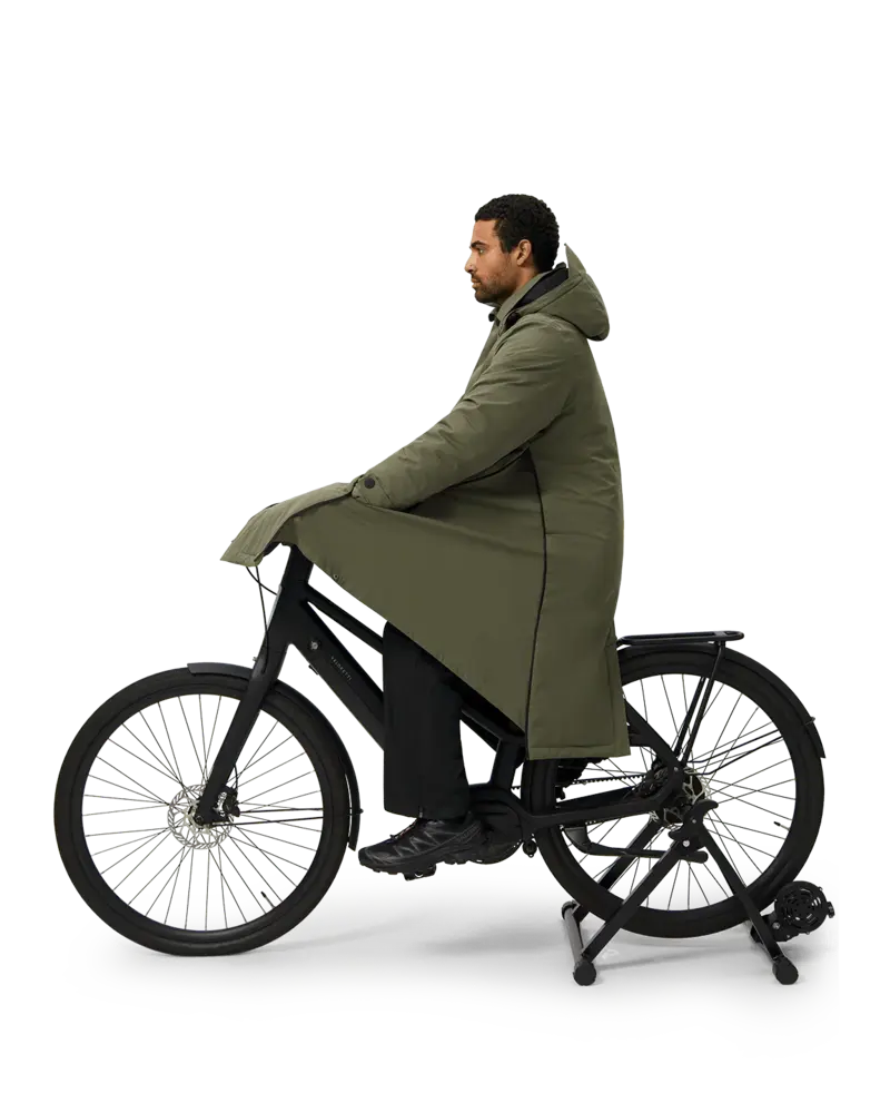 Maium Maium - winterjas mac padded - army green Maium Maium - winterjas mac padded - army green