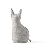 Aveva Design Aveva design - deurstop/boekensteun - the curious cat raw grey Aveva Design Aveva design - deurstop/boekensteun - the curious cat raw grey