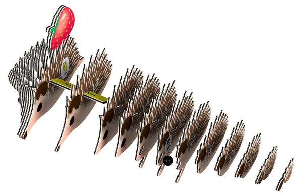 Eugy Eugy - 3d model - egel (nr 026)