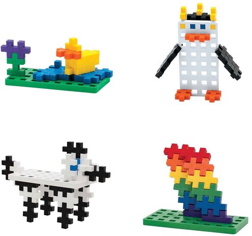 Plus-Plus Plus-Plus - big - bouwplaat groen/wit (2 stuks) Plus-Plus Plus-Plus - big - bouwplaat groen/wit (2 stuks)