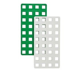 Plus-Plus Plus-Plus - big - bouwplaat groen/wit (2 stuks) Plus-Plus Plus-Plus - big - bouwplaat groen/wit (2 stuks)