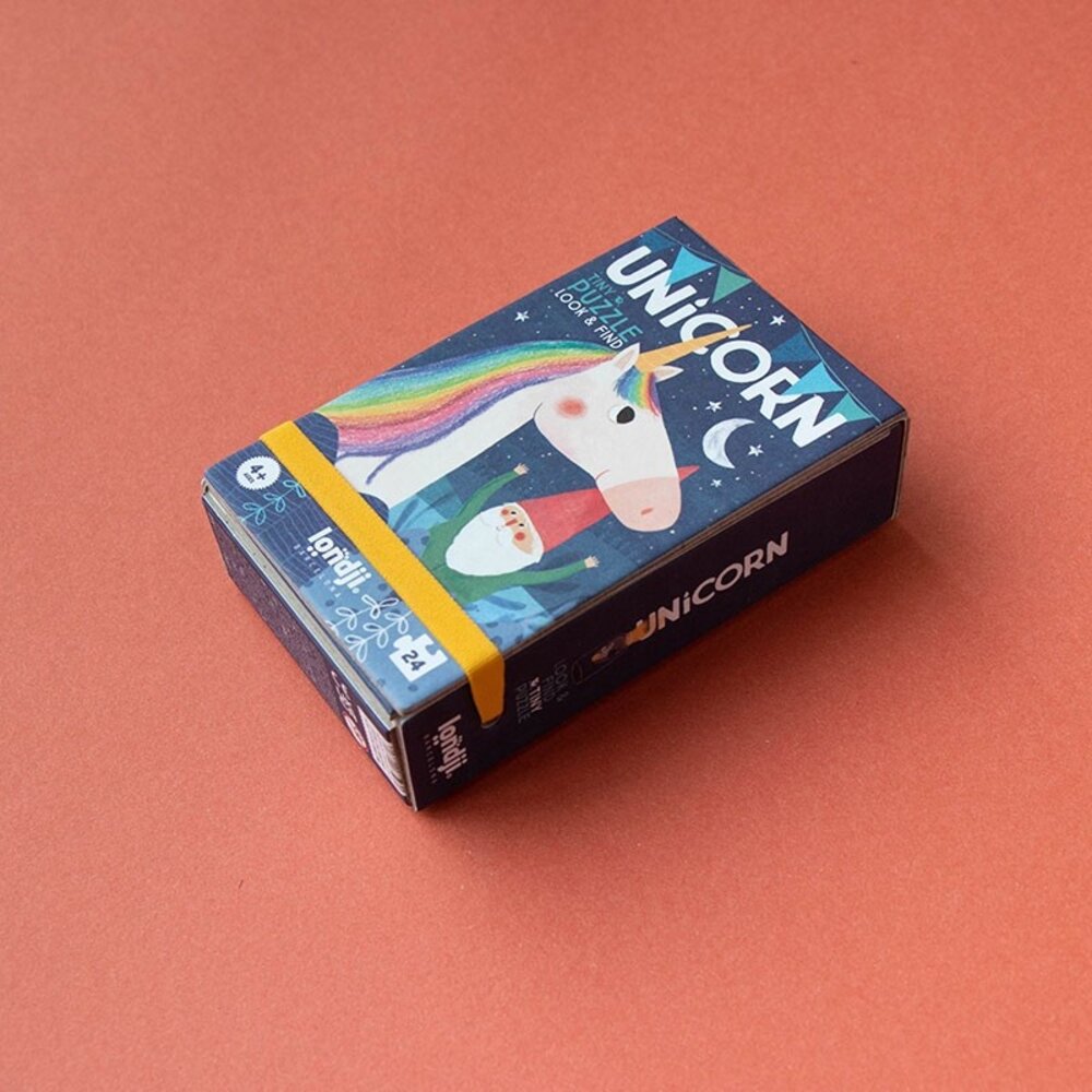 Londji Londji - tiny puzzel - unicorn (24 stukjes) Londji Londji - tiny puzzel - unicorn (24 stukjes)