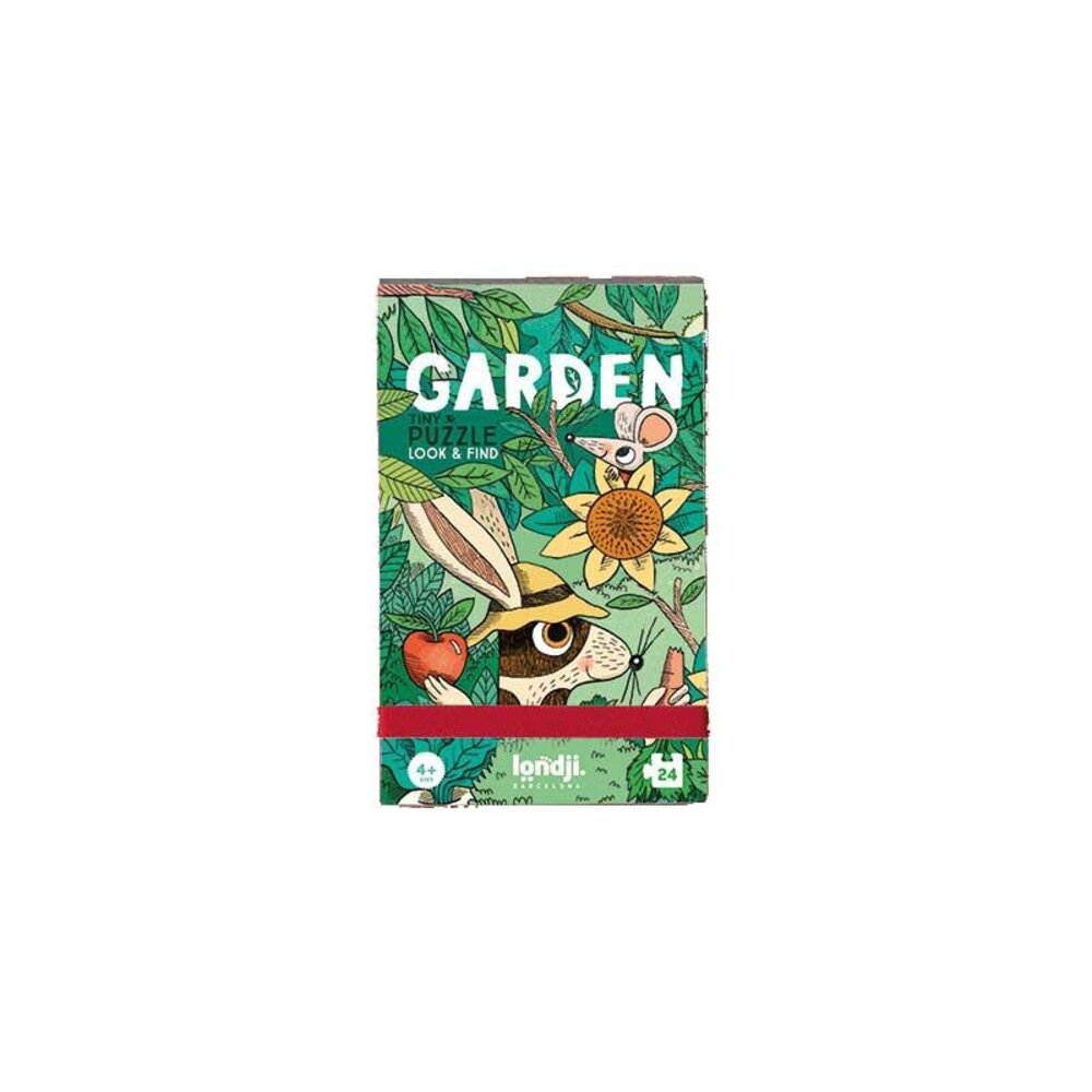 Londji Londji - tiny puzzel - garden (24 stukjes) Londji Londji - tiny puzzel - garden (24 stukjes)