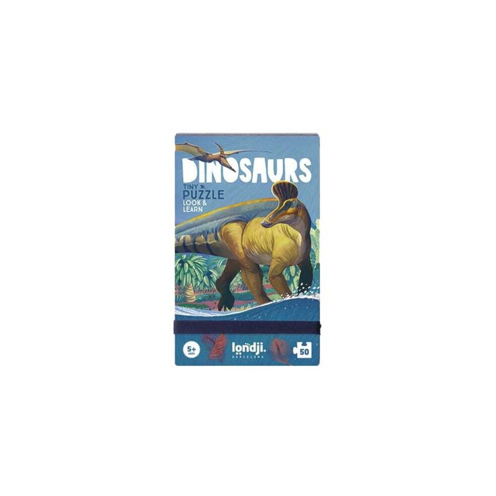 Londji Londji - tiny puzzel - dinosaurs (50 stukjes) Londji Londji - tiny puzzel - dinosaurs (50 stukjes)