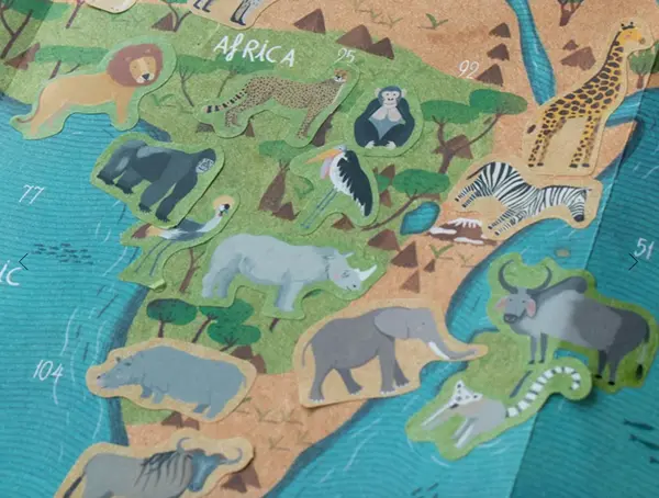 Londji Londji - poster & stickers - animal world