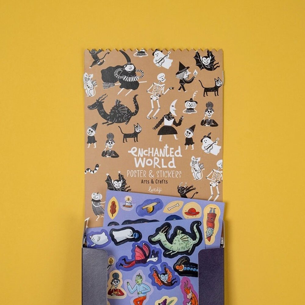 Londji Londji - poster & stickers - enchanted Londji Londji - poster & stickers - enchanted