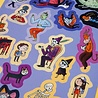Londji Londji - poster & stickers - enchanted Londji Londji - poster & stickers - enchanted