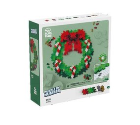 Plus-Plus Plus-Plus - puzzle by number - kerstkrans (500 stukjes) Plus-Plus Plus-Plus - puzzle by number - kerstkrans (500 stukjes)