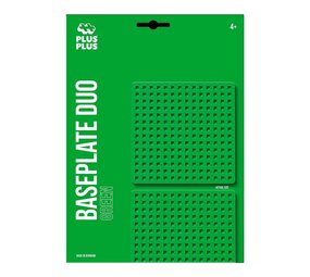 Plus-Plus Plus-Plus - bouwplaat - groen (2 stuks) Plus-Plus Plus-Plus - bouwplaat - groen (2 stuks)