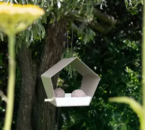 Heeej! Heeej! - vogelhuis hangend - small diamond sand