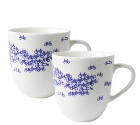 Heinen Delfts Blauw Heinen delfts blauw - mokken (set van 2) - de blauwe fiets