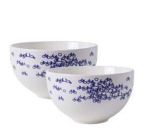Heinen Delfts Blauw Heinen delfts blauw - schaaltjes (set van 2) - de blauwe fiets