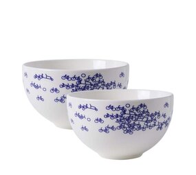 Heinen Delfts Blauw Heinen delfts blauw - schaaltjes (set van 2) - de blauwe fiets