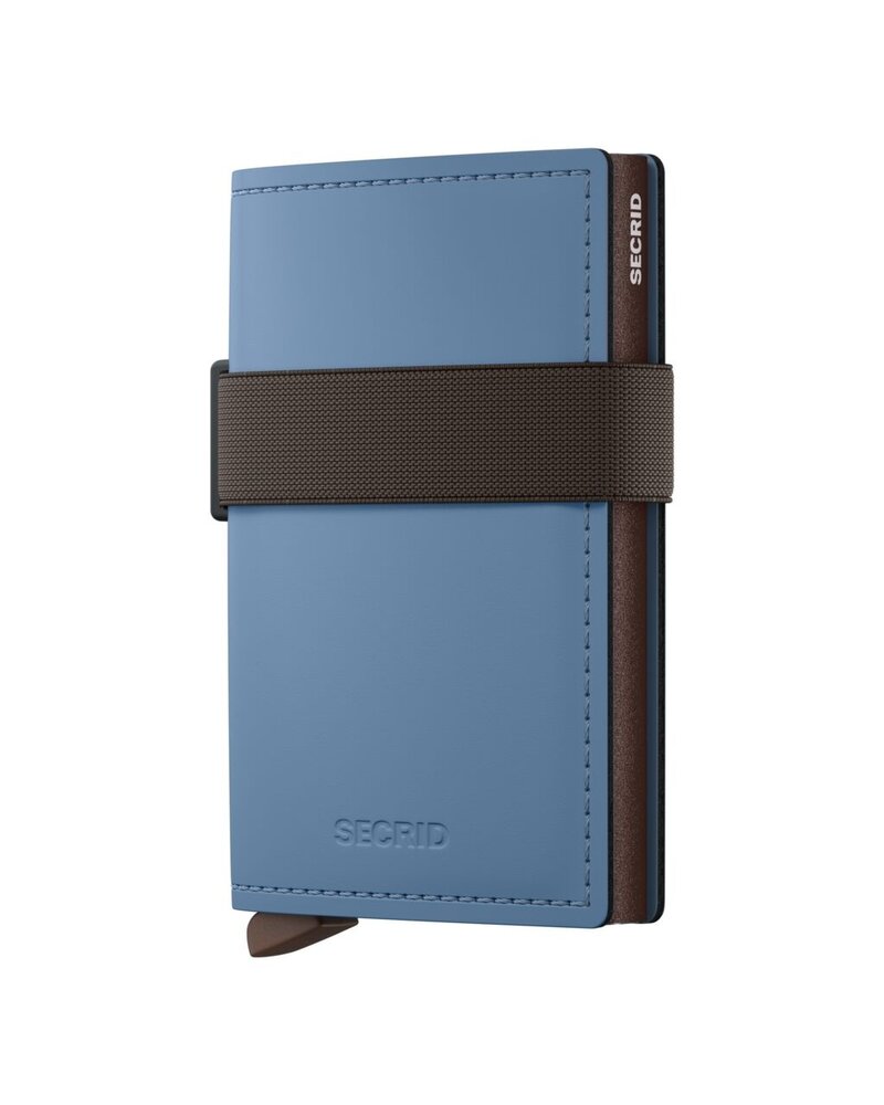Secrid Secrid - bandwallet matte - steel blue brown Secrid Secrid - bandwallet matte - steel blue brown