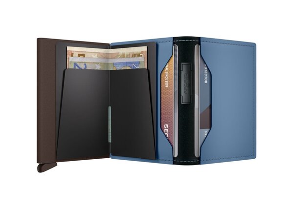 Secrid Secrid - bandwallet matte - steel blue brown Secrid Secrid - bandwallet matte - steel blue brown