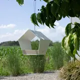 Heeej! Heeej! - vogelhuis hangend - small diamond white Heeej! Heeej! - vogelhuis hangend - small diamond white