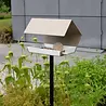 Heeej! Heeej! - vogelhuis op paal - open diamond sand/white Heeej! Heeej! - vogelhuis op paal - open diamond sand/white