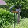 Heeej! Heeej! - vogelhuis op paal - big diamond dark grey/brown Heeej! Heeej! - vogelhuis op paal - big diamond dark grey/brown