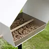 Heeej! Heeej! - vogelhuis op paal - big diamond white/sand Heeej! Heeej! - vogelhuis op paal - big diamond white/sand