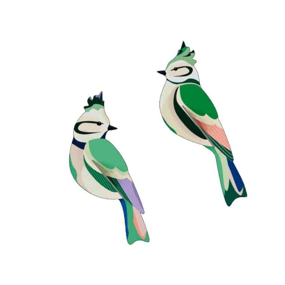 Studio Roof Studio Roof - muurdecoratie tuinvogels - forest crests Studio Roof Studio Roof - muurdecoratie tuinvogels - forest crests