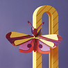 Studio Roof Studio Roof - muurdecoratie - purple eyed butterfly Studio Roof Studio Roof - muurdecoratie - purple eyed butterfly