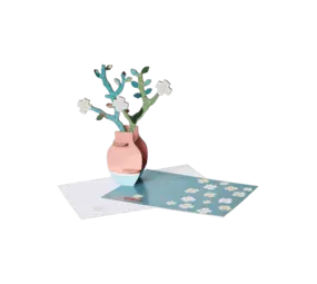 Studio Roof Studio Roof - pop out kaart - boeket van gogh almond blossom Studio Roof Studio Roof - pop out kaart - boeket van gogh almond blossom