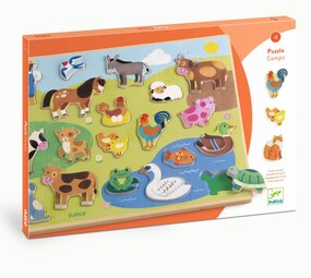 Djeco Djeco - grote houten puzzel - campo