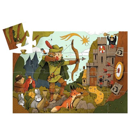 Djeco Djeco - puzzel - robin hood (36 stukjes) Djeco Djeco - puzzel - robin hood (36 stukjes)