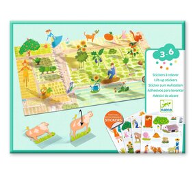 Djeco Djeco - lift-up stickers - boerderij