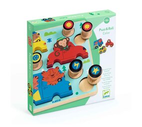 Djeco Djeco - puzz & roll - kleur Djeco Djeco - puzz & roll - kleur