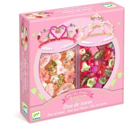 Djeco Djeco - kralen tiara - roze