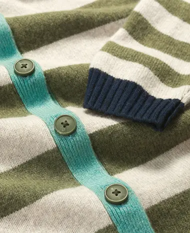 Seasalt Seasalt - pinwell cardigan - bright shape light olive mix Seasalt Seasalt - pinwell cardigan - bright shape light olive mix