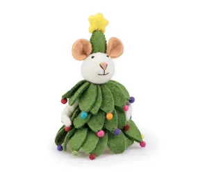 Sjaal met verhaal Sjaal met verhaal - decoratie - kerstboom muis