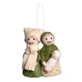 Sjaal met verhaal Sjaal met verhaal - hanger - jozef & maria groen/creme Sjaal met verhaal Sjaal met verhaal - hanger - jozef & maria groen/creme