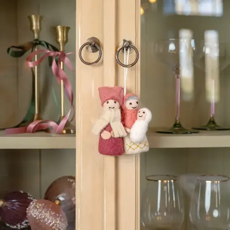 Sjaal met verhaal Sjaal met verhaal - hanger - jozef & maria oudroze