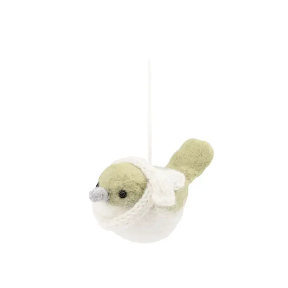 Sjaal met verhaal Sjaal met verhaal - hanger - vogeltje lichtgroen