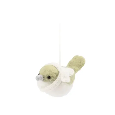 Sjaal met verhaal Sjaal met verhaal - hanger - vogeltje lichtgroen