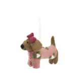 Sjaal met verhaal Sjaal met verhaal - hanger - teckel oudroze