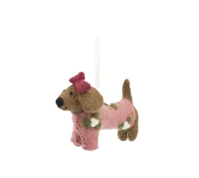 Sjaal met verhaal Sjaal met verhaal - hanger - teckel oudroze Sjaal met verhaal Sjaal met verhaal - hanger - teckel oudroze