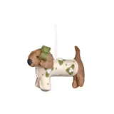 Sjaal met verhaal Sjaal met verhaal - hanger - teckel crème