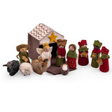 Sjaal met verhaal Sjaal met verhaal - kerststal - rood/groen Sjaal met verhaal Sjaal met verhaal - kerststal - rood/groen