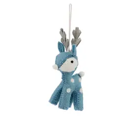 Sjaal met verhaal Sjaal met verhaal - hanger - rendier ijsblauw Sjaal met verhaal Sjaal met verhaal - hanger - rendier ijsblauw