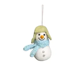 Sjaal met verhaal Sjaal met verhaal - hanger - sneeuwpop ijsblauw